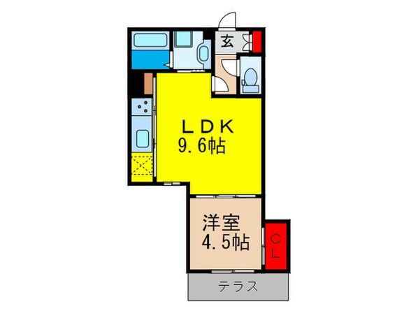 メゾンプレジールの物件間取画像